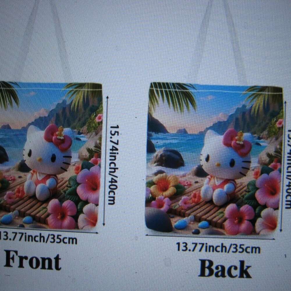 Sanrio Hello Kitty Tropical Island Tote Bag